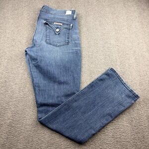 Hudson Beth Baby Boot Jeans Women's 31 Blue Flap Pocket NW176ZNA